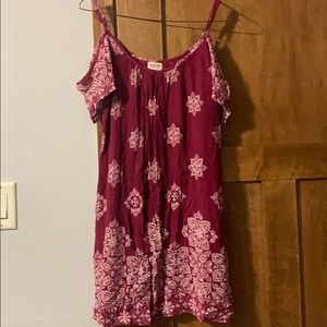 Off the shoulder summer dress